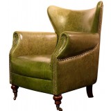 Кресло Retro Leather Green